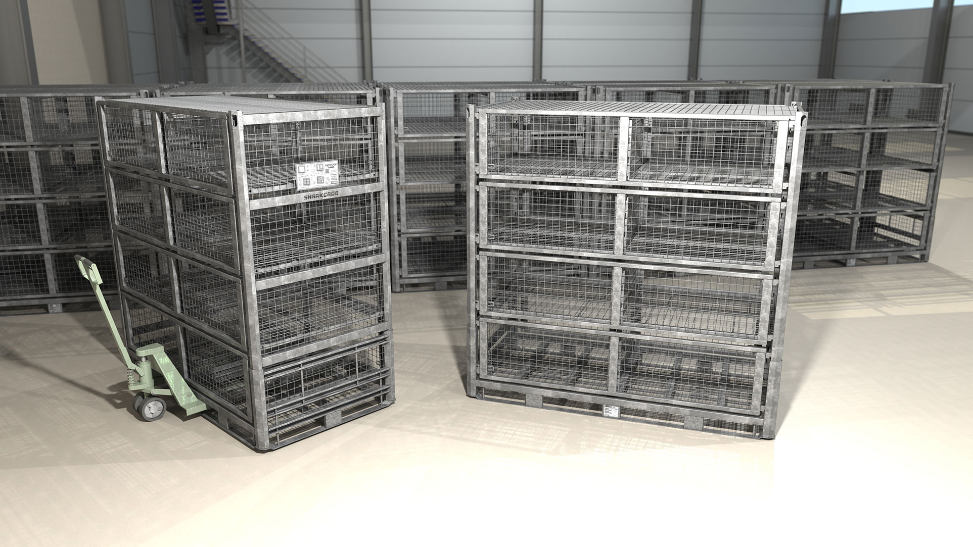 Deployable Military Containers in Garrison Storage