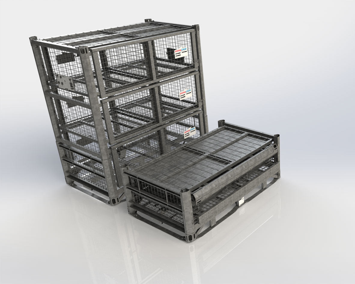 Deployable Military Container is Collapsible for Easy Return