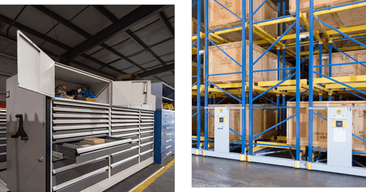 Aircraft Maintenance Storage Solutions… | Spacesaver Storage Solutions