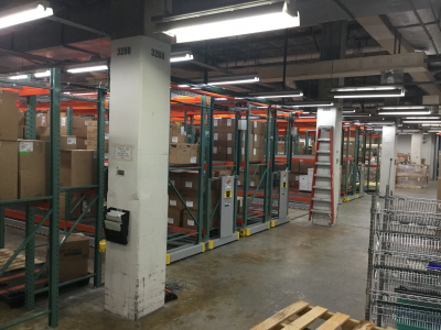 Organized Warehouse with our storage options