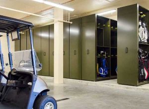 Mobile Storage for golf clubs and bags