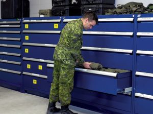 Stationary Drawers for Military