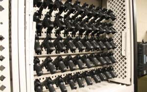 Military Handgun Storage