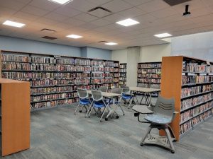 Spaceaver Storage Solutions provides shelving for DVDs