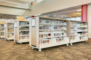 Library - moveable shelves