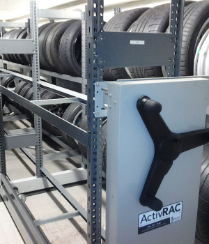 Using ActivRAC for tire storage