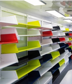 Bookmobile Storage Shelves