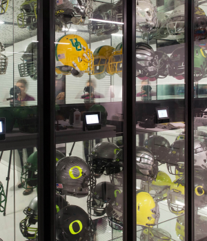 Football Helmet Display Storage