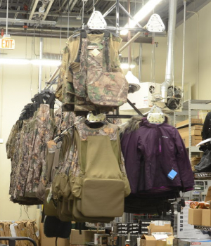 Backroom Clothing Storage for Retail